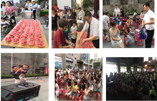  炎炎夏日夜，業(yè)主愜意情