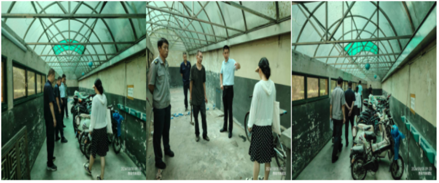 九月,萬(wàn)景花園車棚煥新顏