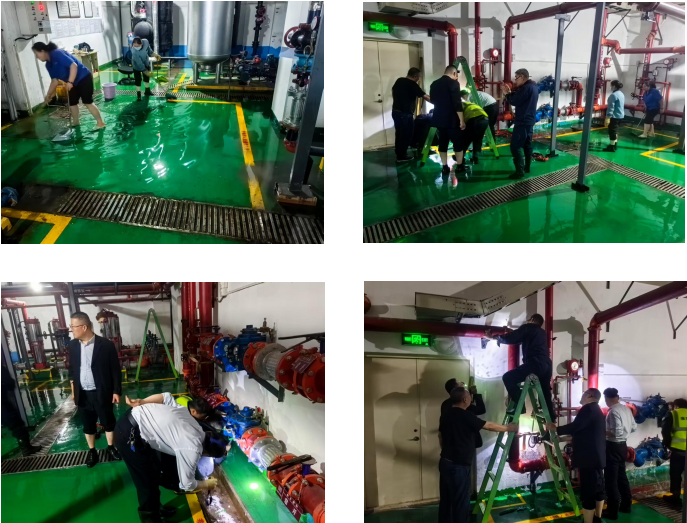 消防管道遇險情，緊急搶險顯擔(dān)當(dāng)